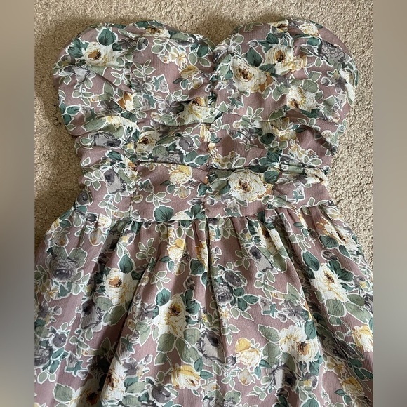 American Rag Floral Mini Dress Size Small - Picture 3 of 6